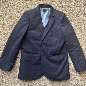 Navy J CREW Thompson suit - jacket and pants.